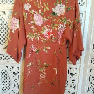 Asos Embroidered Kimono Dress - show stopper!